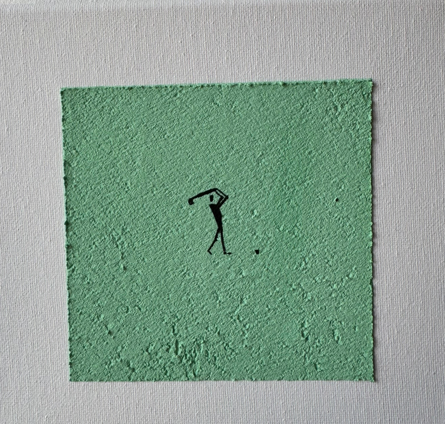 The lone golfer
