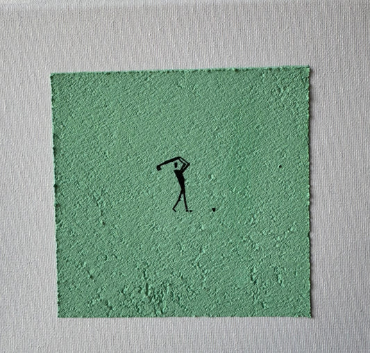The lone golfer